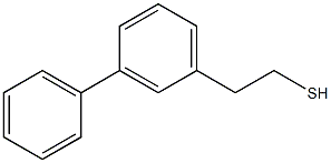 2-(3-phenylphenyl)ethanethiol Structure