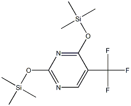 Pyrimidine, 5-(trifluoromethyl)-2,4-bis[(trimethylsilyl)oxy]-|5-三氟甲基-2,4-双三甲基硅氧基嘧啶