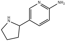 5-Pyrrolidin-2-yl-pyridin-2-ylamine Struktur