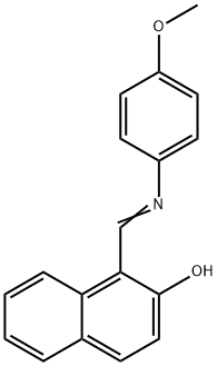 2-Naphthalenol,1-[[(4-methoxyphenyl)imino]methyl]-|
