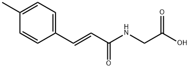 (3-p-Tolyl-acryloylamino)-acetic acid Structure