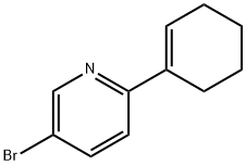 5-bromo-2-(cyclohex-1-en-1-yl)pyridine Struktur