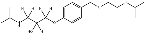 Bisoprolol-d5 Struktur