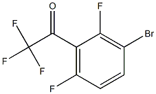 1-(3-bromo-2,6-difluorophenyl)-2,2,2-trifluoroethanone Structure