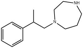 1-(2-phenylpropyl)-1,4-diazepane Struktur