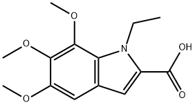 1-ethyl-5,6,7-trimethoxy-1H-indole-2-carboxylic acid|1-ethyl-5,6,7-trimethoxy-1H-indole-2-carboxylic acid