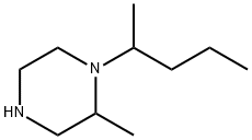 2-methyl-1-(pentan-2-yl)piperazine Struktur