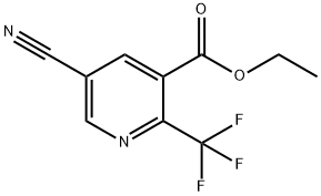 5-Cyano-2-trifluoromethyl-nicotinic acid ethyl ester|