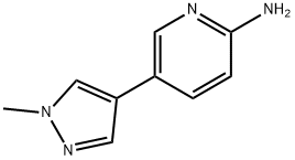 5-(1-METHYL-1H-PYRAZOL-4-YL)PYRIDIN-2-AMINE Struktur
