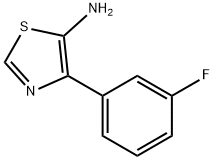 4-(3-Fluoro-phenyl)-thiazol-5-ylamine Structure