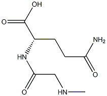 (2S)-4-carbamoyl-2-[2-(methylamino)acetamido]butanoic acid|