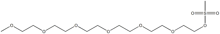 2,5,8,11,14,17-Hexaoxanonadecan-19-ol, methanesulfonate|2,5,8,11,14,17-六氧杂-19-十九烷基甲磺酸酯