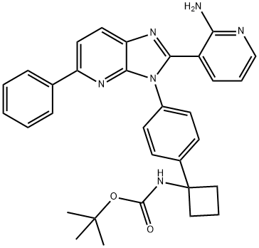 叔-丁基 (1-(4-(2-(2-氨基吡啶-3-基)-5-苯基-3H-咪唑并[4,5-B]吡啶-3-基)苯基)环丁基)氨基甲酯