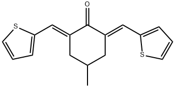 (2E,6E)-4-methyl-2,6-bis(thiophen-2-ylmethylene)cyclohexan-1-one|