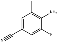 4-Amino-3-fluoro-5-methylbenzonitrile Structure
