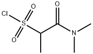 1-Dimethylcarbamoyl-ethanesulfonyl chloride Struktur