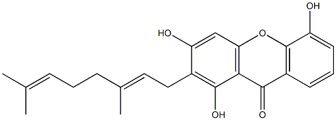 9H-Xanthen-9-one,2-[(2E)-3,7-dimethyl-2,6-octadien-1-yl]-1,3,5-trihydroxy-|MANGOSTINONE