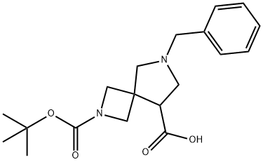 6-Benzyl-2,6-Diaza-Spiro[3.4]Octane-2,8-Dicarboxylic Acid 2-Tert-Butyl Ester|6-苯甲基-2-(叔-丁氧羰基)-2,6-二氮杂螺[3.4]辛烷-8-羧酸