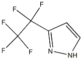 1H-Pyrazole, 3-(pentafluoroethyl)- Struktur