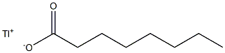 Octanoic acid, thallium(1+) salt Structure