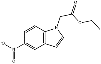 Ethyl 5-nitro-1-indoleacetate, 97% Struktur