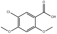 Benzoic acid,5-chloro-2,4-dimethoxy- Structure