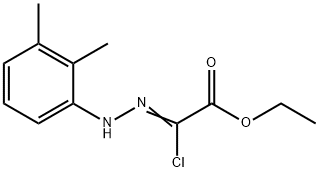 ethyl (2Z)-2-chloro-2-[2-(2,3-dimethylphenyl)hydrazin-1-ylidene]acetate Struktur
