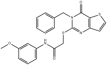 2-((3-benzyl-4-oxo-3,4-dihydrothieno[3,2-d]pyrimidin-2-yl)thio)-N-(3-methoxyphenyl)acetamide|