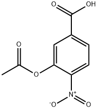 3-ACETOXY-4-NITROBENZOIC ACID Struktur