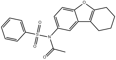 N-(phenylsulfonyl)-N-(6,7,8,9-tetrahydrodibenzo[b,d]furan-2-yl)acetamide|