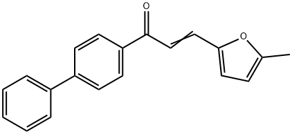 (2E)-1-{[1,1-biphenyl]-4-yl}-3-(5-methylfuran-2-yl)prop-2-en-1-one|(2E)-1-{[1,1-biphenyl]-4-yl}-3-(5-methylfuran-2-yl)prop-2-en-1-one