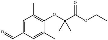 2-(4-formyl-2,6-dimethylphenoxy)-2-methylpropanoate