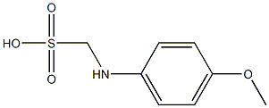 [(4-methoxyphenyl)amino]methanesulfonic acid Structure