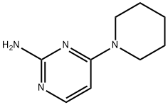4-(1-piperidyl)pyrimidin-2-amine Struktur