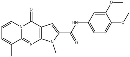 N-(3,4-dimethoxyphenyl)-1,9-dimethyl-4-oxo-1,4-dihydropyrido[1,2-a]pyrrolo[2,3-d]pyrimidine-2-carboxamide|