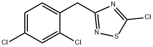 5-chloro-3-[(2,4-dichlorophenyl)methyl]-1,2,4-thiadiazole Structure