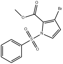 methyl 3-bromo-1-(phenylsulfonyl)-1H-pyrrole-2-carboxylate