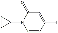 1-Cyclopropyl-4-iodopyridin-2(1H)-one Structure