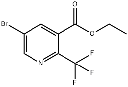 5-Bromo-2-trifluoromethyl-nicotinic acid ethyl ester Structure