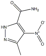 5-Methyl-4-nitro-2H-pyrazole-3-carboxylicacidamide Structure