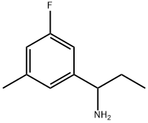 1-(3-FLUORO-5-METHYLPHENYL)PROPAN-1-AMINE|1255306-18-3