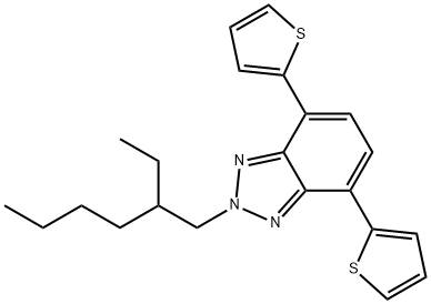2-(2-ethylhexyl)-4,7-di-(thiophene-2-yl)-2,1,3-benzotriazole|2-异辛基-4,7-双(噻吩-2-基)苯并[D][1,2,3]三氮唑