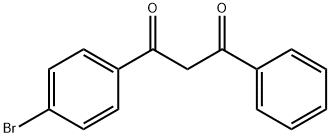 1-(4-溴苯基)-3-苯基丙烷-1,3-二酮, 25856-01-3, 结构式