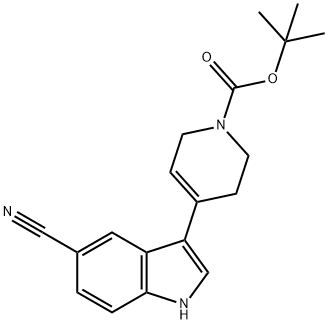 4-(5-Cyano-1H-indol-3-yl)-3,6-dihydro-2H-pyridine-1-carboxylic acid tert-butyl ester|4-(5-Cyano-1H-indol-3-yl)-3,6-dihydro-2H-pyridine-1-carboxylic acid tert-butyl ester