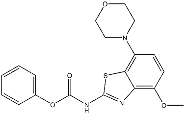 苯基(4-甲氧基-7-吗啉-4-基苯并[D]噻唑-2-基)氨基甲酸酯
