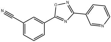 3-(3-(pyridin-3-yl)-1,2,4-oxadiazol-5-yl)benzonitrile|NS 9283