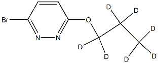 3-Bromo-6-(n-propoxy-d7)-pyridazine|