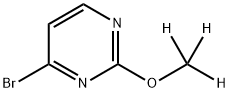 4-Bromo-2-(methoxy-d3)-pyrimidine Struktur