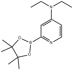 N,N-diethyl-2-(4,4,5,5-tetramethyl-1,3,2-dioxaborolan-2-yl)pyridin-4-amine|