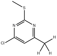 4-Chloro-2-methylthio-6-(methyl-d3)-pyrimidine|